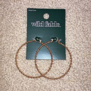 Target Wild Fable gold twist hoops